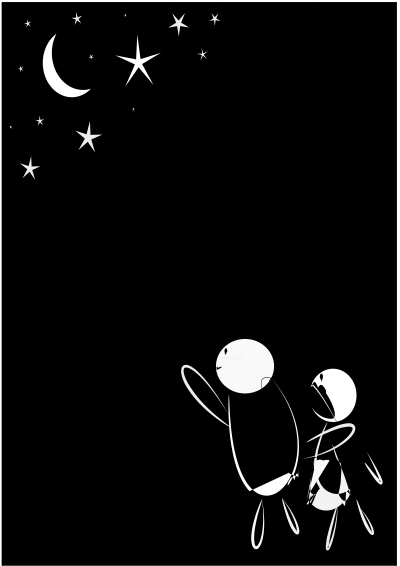 Twinkle twinkle little stars clipart