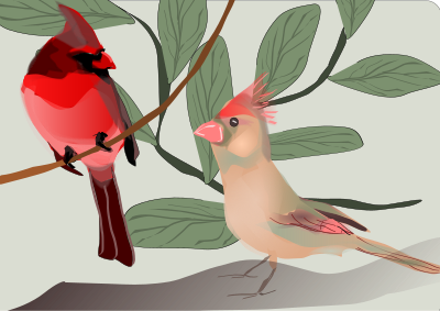 Two Birds clipart