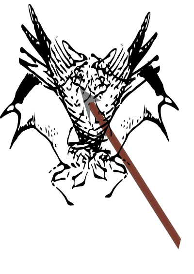 Two birds with one stone clipart