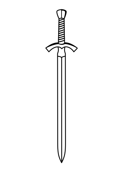 Two-edged Sword clipart