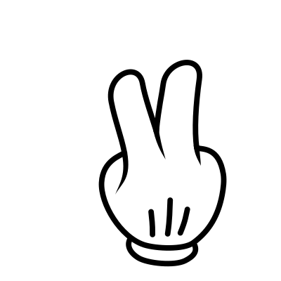 Two finger nog clipart