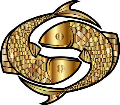 Two Fish One Gold clipart