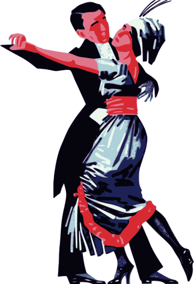 Two German Dancers clipart