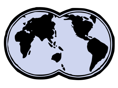 Two Globe Earth clipart