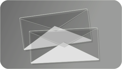 Two mails clipart