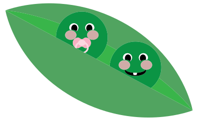 Two Peas In A Pod 4 clipart