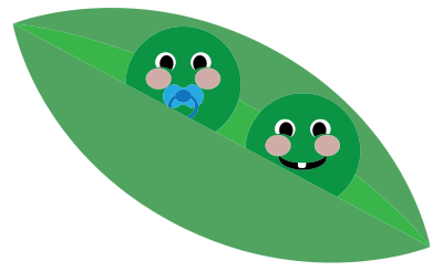 Two Peas In A Pod 5 clipart