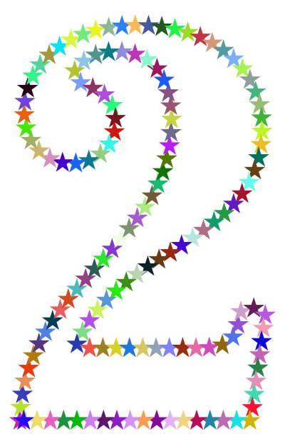 Two Stars clipart