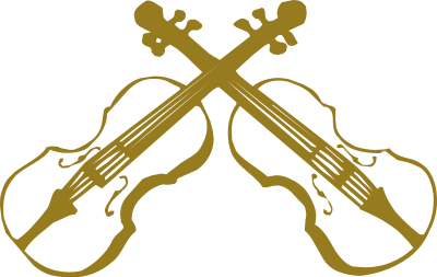 Two violins clipart