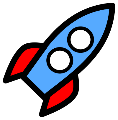 Two Window Rocket clipart