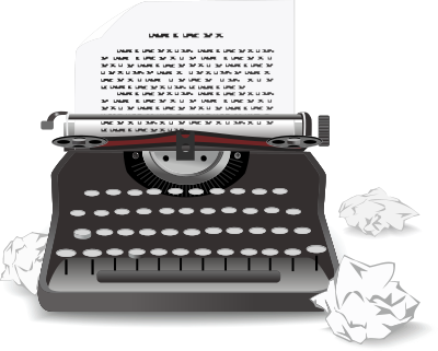 Typewriter clipart
