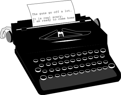 Typewriter clipart