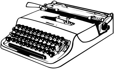 Typewriter clipart