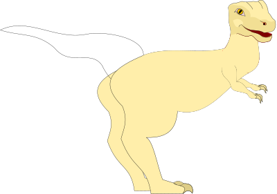 Tyrannosaurus Rump clipart