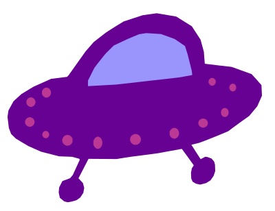 UFO - Purple refixed clipart