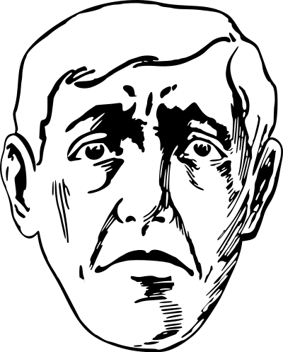 Ugly Man 2 clipart