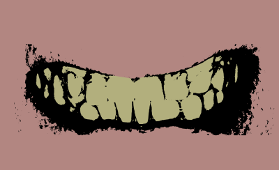 Ugly smile clipart