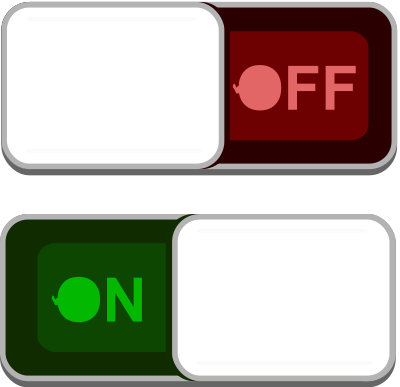 UI Toggle button clipart