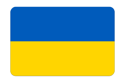 Ukraine flag (bevelled) clipart