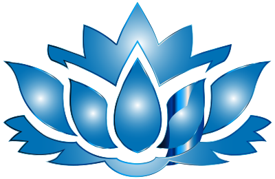 Ultramarine Lotus Flower Silhouette No Background clipart