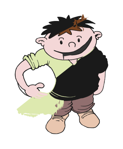 Um menino clipart