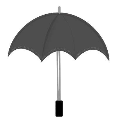 Umbrella (Black) clipart