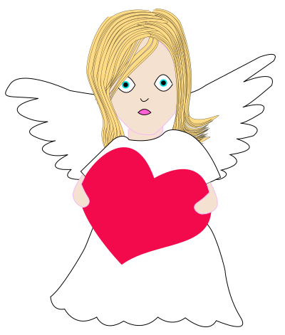 Un ange clipart