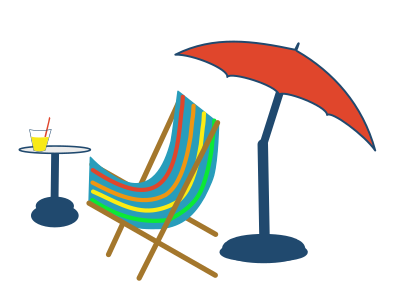 Un petit air de vacances clipart
