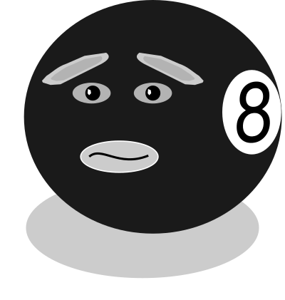 Uncertain Eight clipart