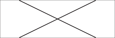 Unconnected Wire Crossing Triple Block clipart