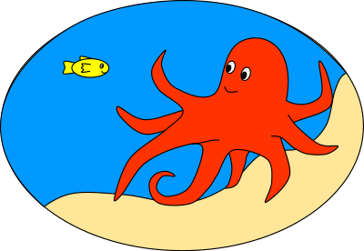 Undersea friends clipart