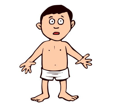 Underwear man clipart
