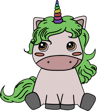Unicorn - Colour Remix clipart