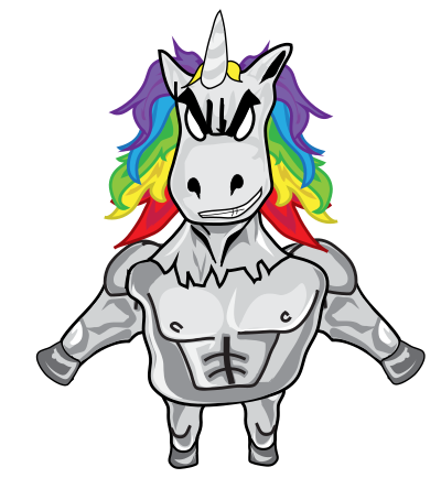 Unicorn Dude clipart
