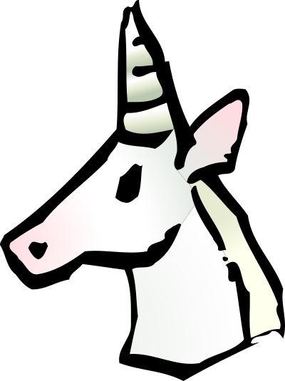 Unicorn icon clipart