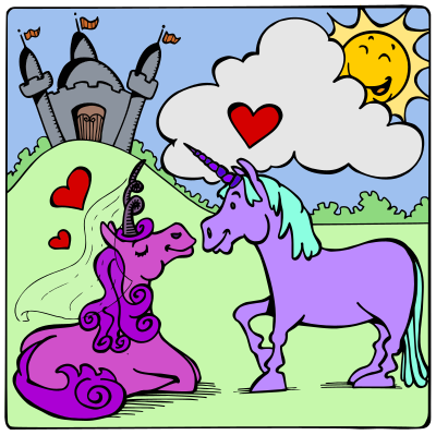 Unicorn Love - Colour Remix clipart