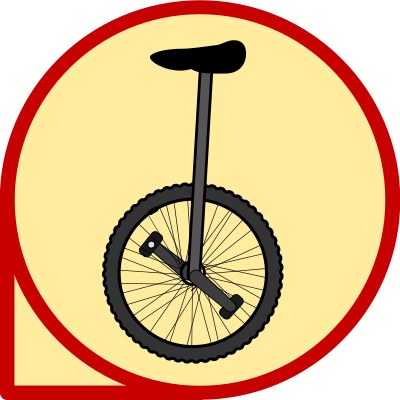 Unicycle Icon clipart