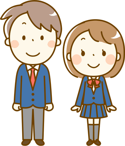 Uniformed Students (#1) clipart