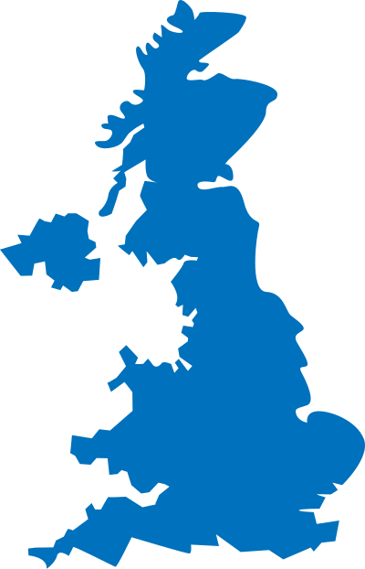 United Kingdom map clipart