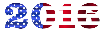 United States 2016 With Drop Shadow clipart