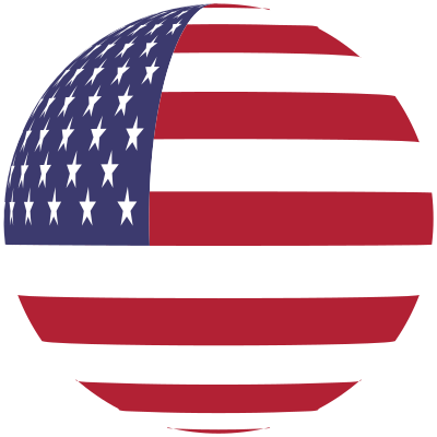 United States Of America Flag Sphere clipart