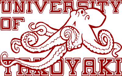 UNIVERSITY OF TAKOYAKI clipart