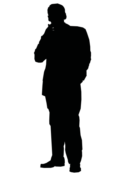 Uomo pensieroso clipart