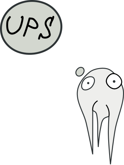 UPS, oops clipart