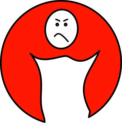 Upset mood clipart