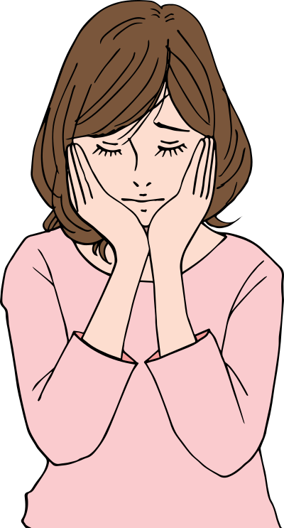 Upset Woman clipart