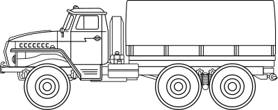 Ural-4320 clipart
