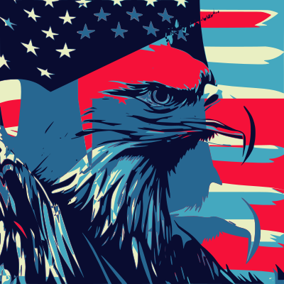 US Eagle AI clipart