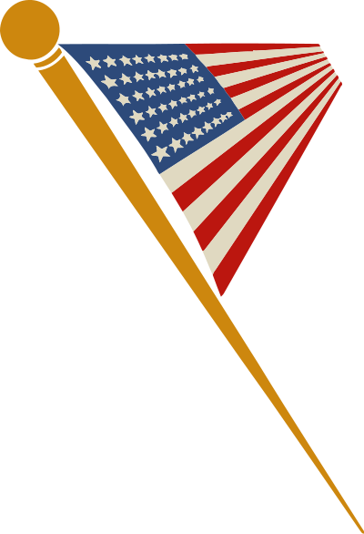 US flag 2 clipart