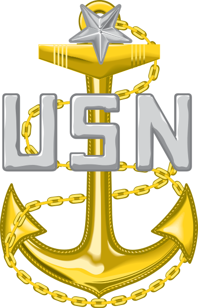U.S. Navy Senior Chief Petty Officer Collar/Cap Insignia clipart